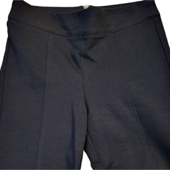 Classy Black Slim Fit Pants with Zipper in the Back - Picture 5 of 9